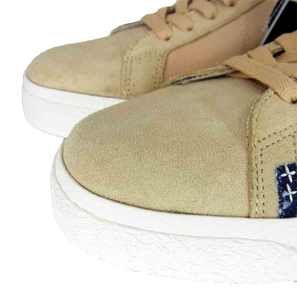 NIKE ナイキ CT0715-200 SB ZOOM BLAZER MID PRM 刺し子 スニーカー Sesame MysticNavy-Sail ベージュ系 28.5cm【新古品】【未使用】【中古】