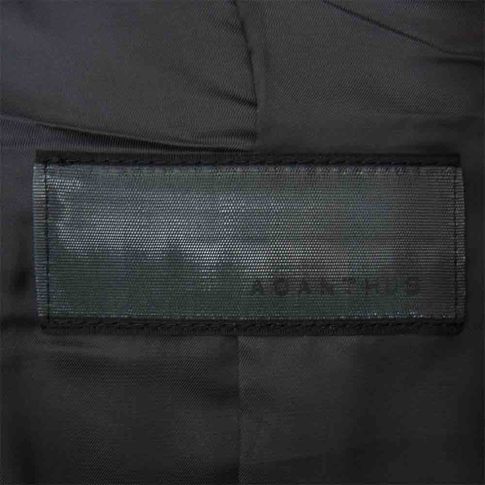アカンサス L2003 ラム レザー パーカー  ブラック系 M【中古】