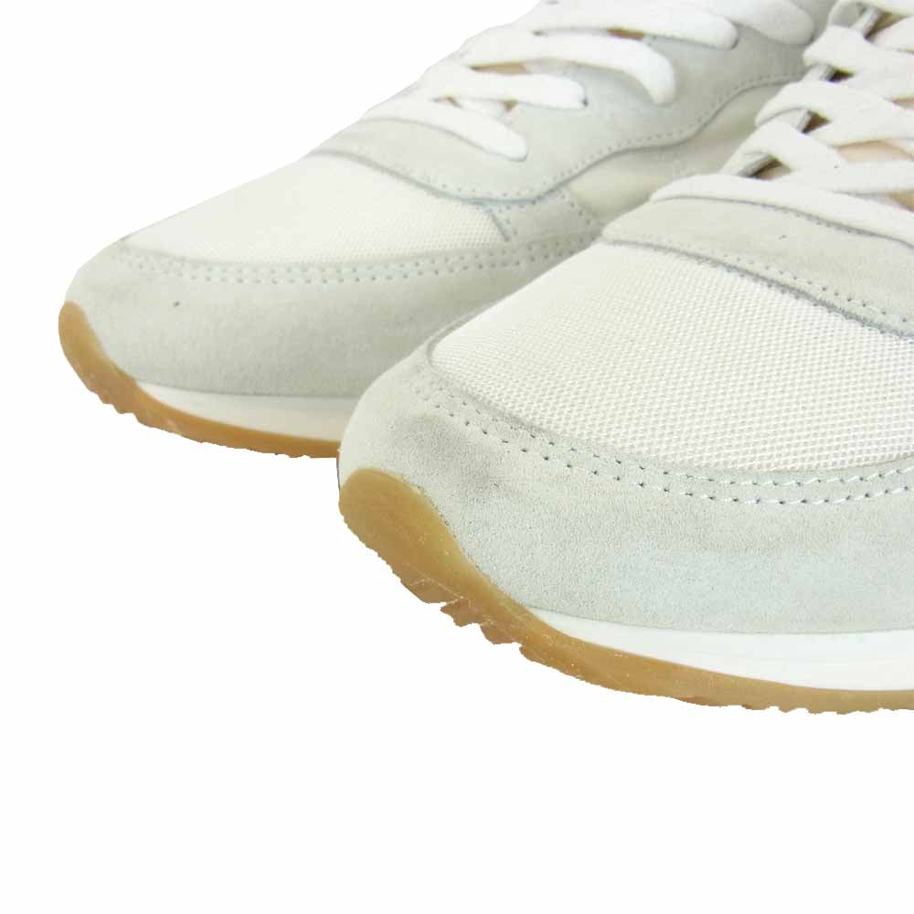 フィリップ モデル ローカット スエード スニーカー ホワイト系 44【美品】【中古】
