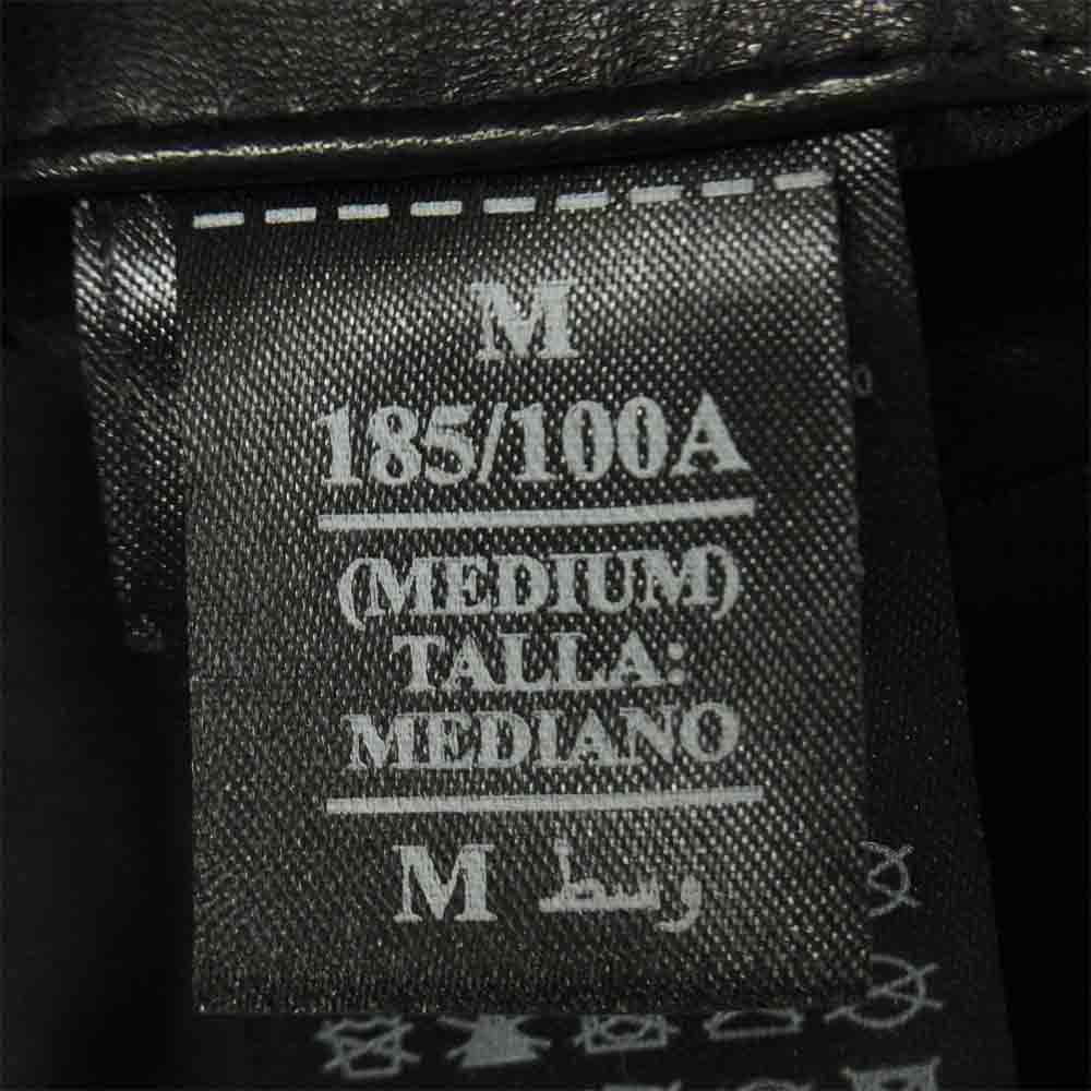 オールセインツ NOLL BIKER ライナー ダブル ライダース レザー ジャケット ブラック系 M【中古】