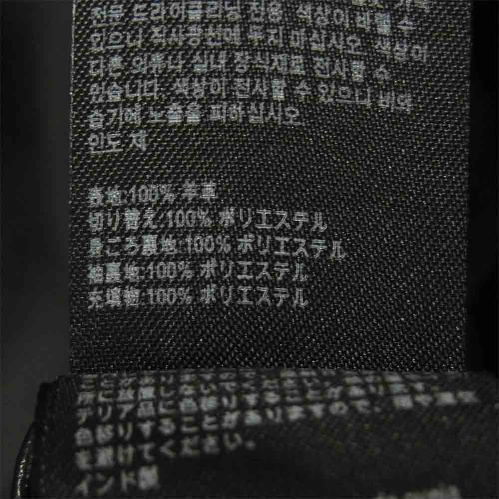 オールセインツ NOLL BIKER ライナー ダブル ライダース レザー ジャケット ブラック系 M【中古】