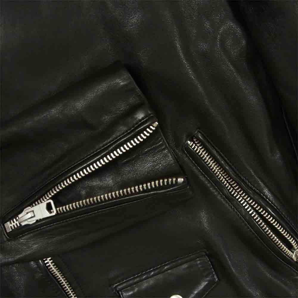 オールセインツ NOLL BIKER ライナー ダブル ライダース レザー ジャケット ブラック系 M【中古】