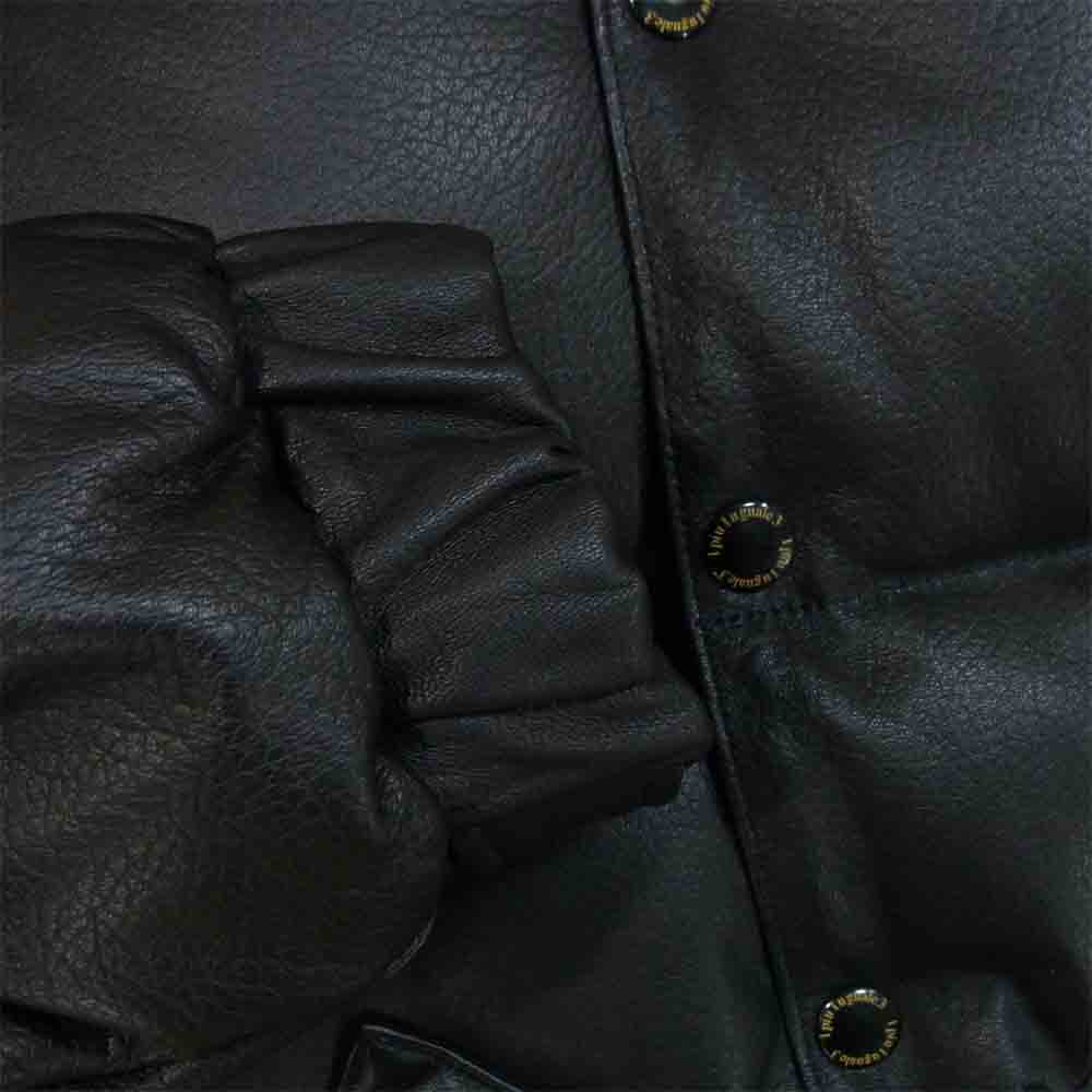 【美品】 1piu1uguale3 ドンキージャケット レザー カシミヤ M 美品】 1piu1uguale3 ドンキージャケット レザー カシミヤ M