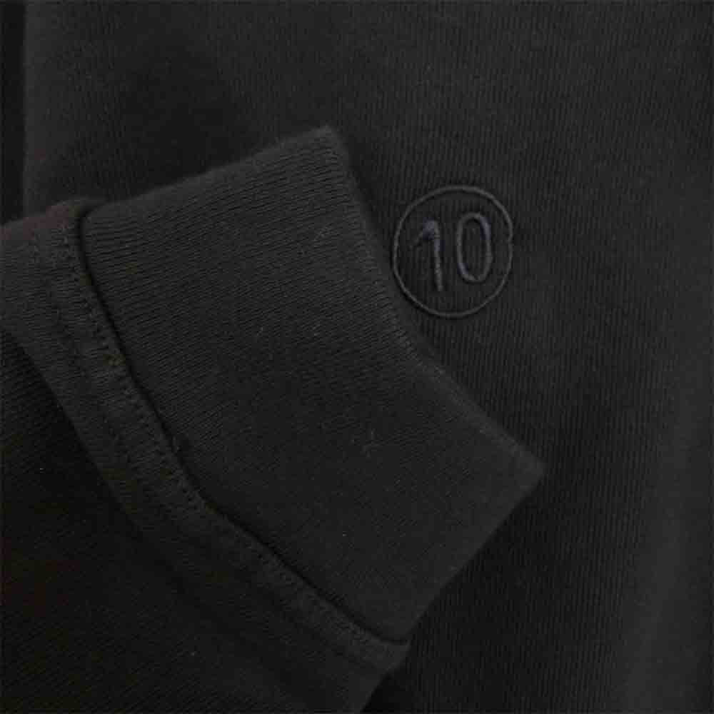 MARTIN MARGIELA マルタンマルジェラ 20AW S50GU0139 パンチホール オーバーサイズ スウェット ブラック系 46【極上美品】【中古】