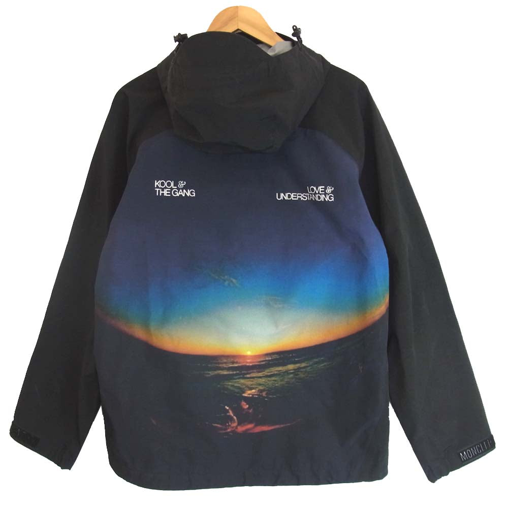 MONCLER モンクレール 20AW FRAGMENT Kool & the Gang Love & Understanding LEON フラグメント レオン ナイロン マウンテンパーカー ジャケット ブラック系 2【中古】