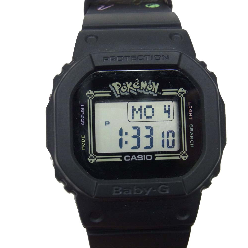 G-SHOCK ジーショック BGD-560PKC Baby-g × ピカチュウ ポケモン ベビージー ブラック系【中古】