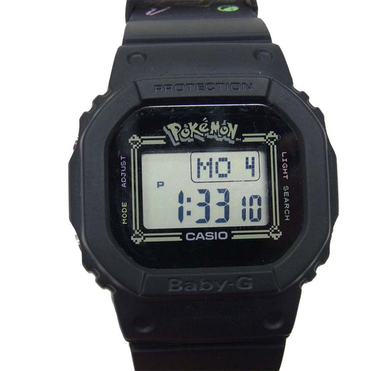 G-SHOCK ジーショック BGD-560PKC Baby-g × ピカチュウ ポケモン ベビージー ブラック系【中古】