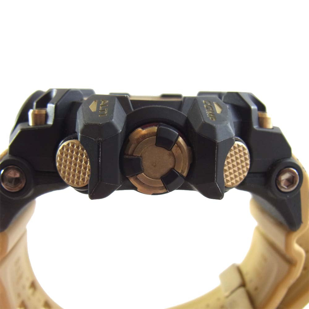 G-SHOCK ジーショック GWG-1000WLP マッドマスター WILDLIFE PROMISING ソーラー電波 リストウォッチ 黒×ベージュ【極上美品】【中古】