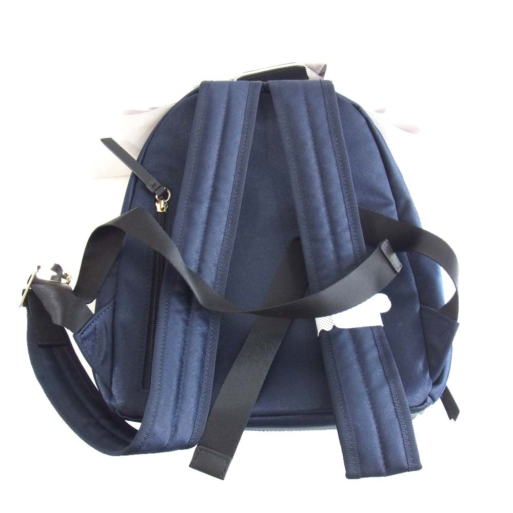 LANVIN en Bleu ランバンオンブルー 482921 エコール リュック  ネイビー系【新古品】【未使用】【中古】