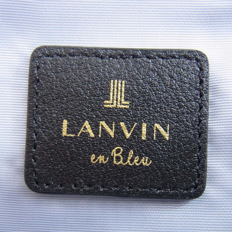 LANVIN en Bleu ランバンオンブルー 482921 エコール リュック  ネイビー系【新古品】【未使用】【中古】