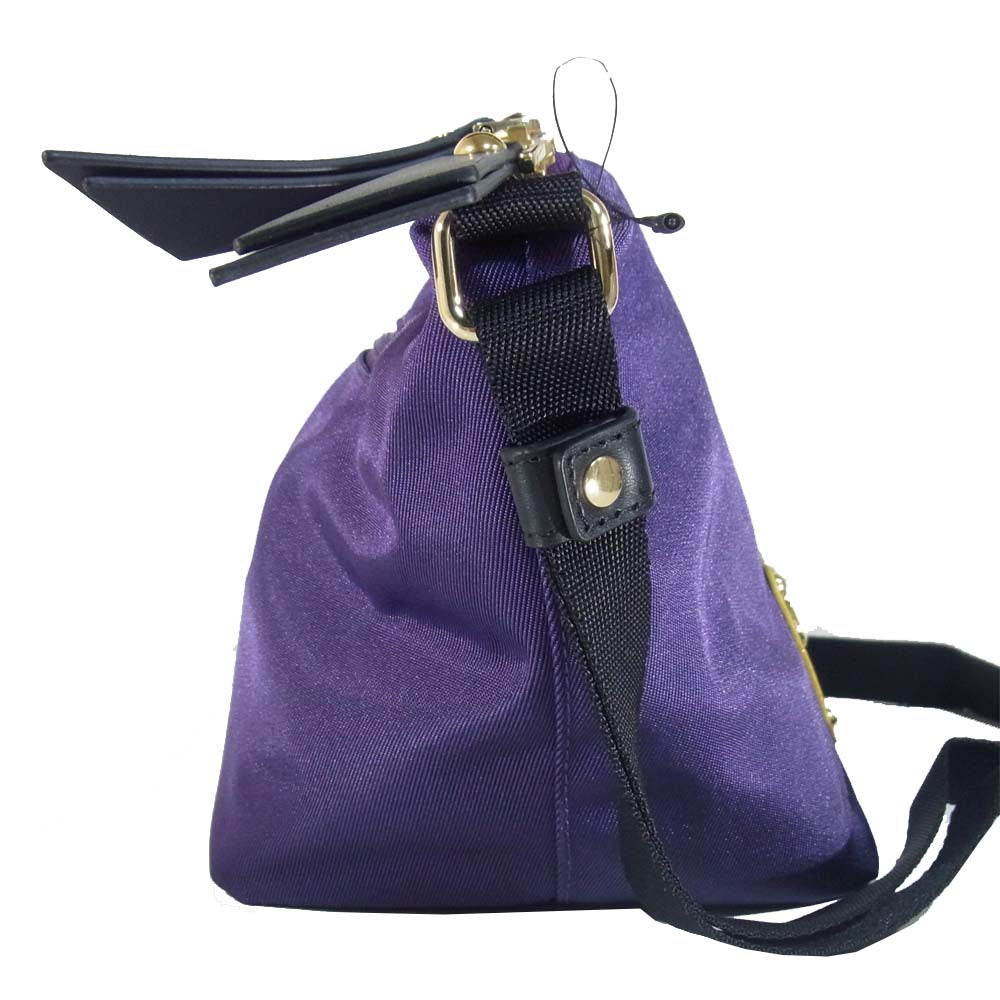 ANNA SUI アナスイ 314633-90 ピークアブー ショルダー バッグ パープル系【新古品】【未使用】【中古】