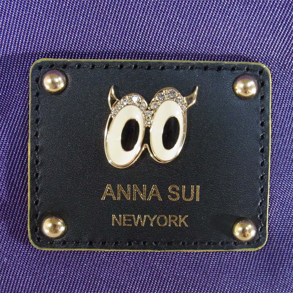 ANNA SUI アナスイ 314633-90 ピークアブー ショルダー バッグ パープル系【新古品】【未使用】【中古】