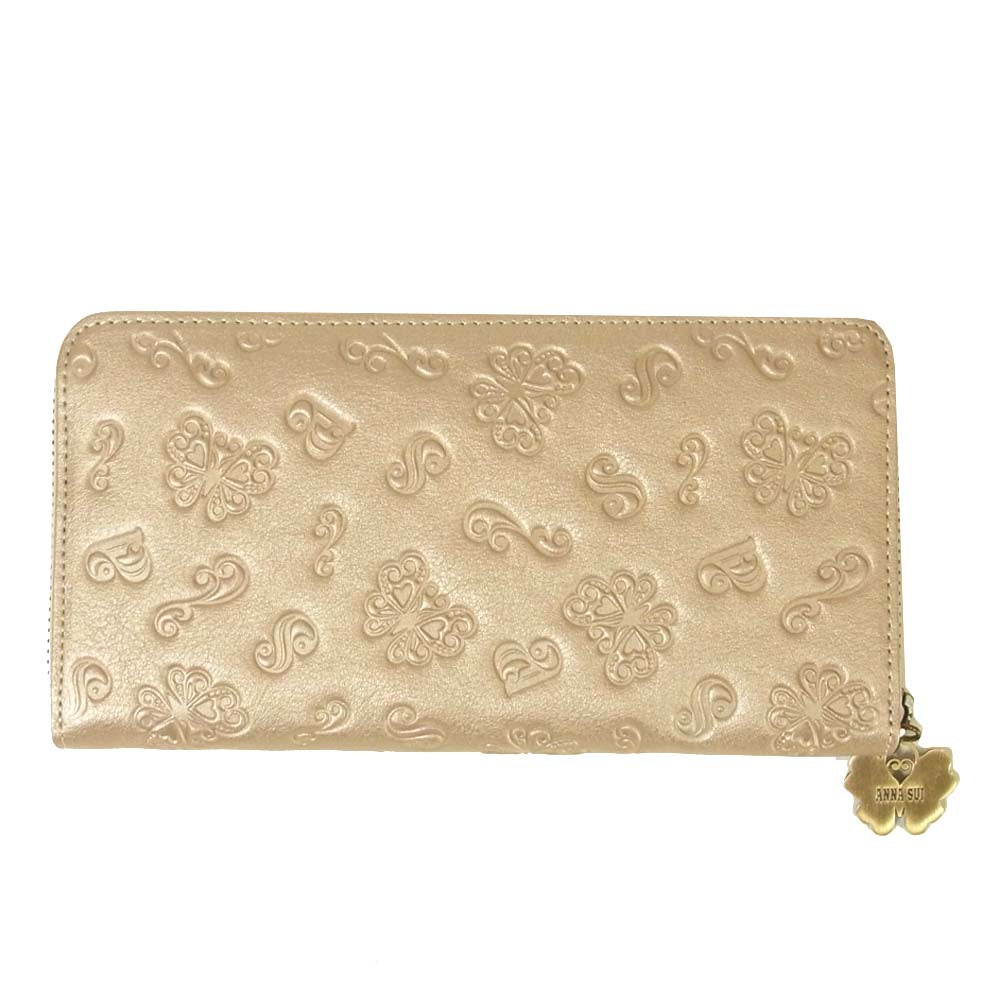 ANNA SUI アナスイ 313181 長財布 ラウンド ファスナー ダリア 中国製 