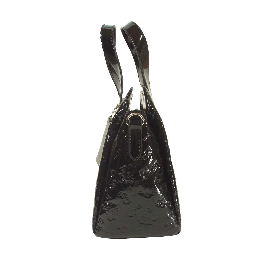 ANNA SUI アナスイ 314220-10 エリス 2Way トート ショルダー ハンド バッグ ブラック系【新古品】【未使用】【中古】