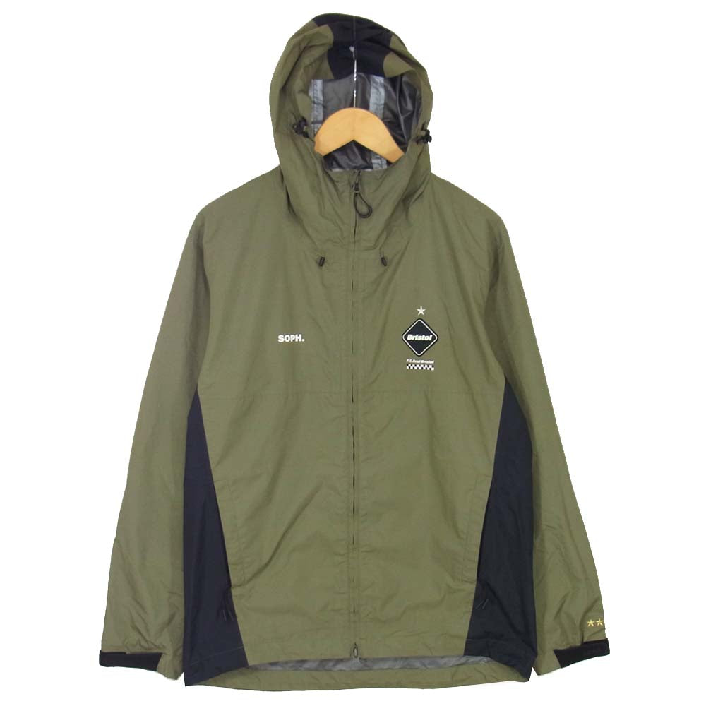 F.C.R.B. エフシーアールビー 19SS 190011 RAIN JACKET ナイロン レイン ジャケット カーキ系 M【中古】