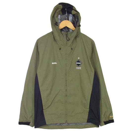 F.C.R.B. エフシーアールビー 19SS 190011 RAIN JACKET ナイロン レイン ジャケット カーキ系 M【中古】