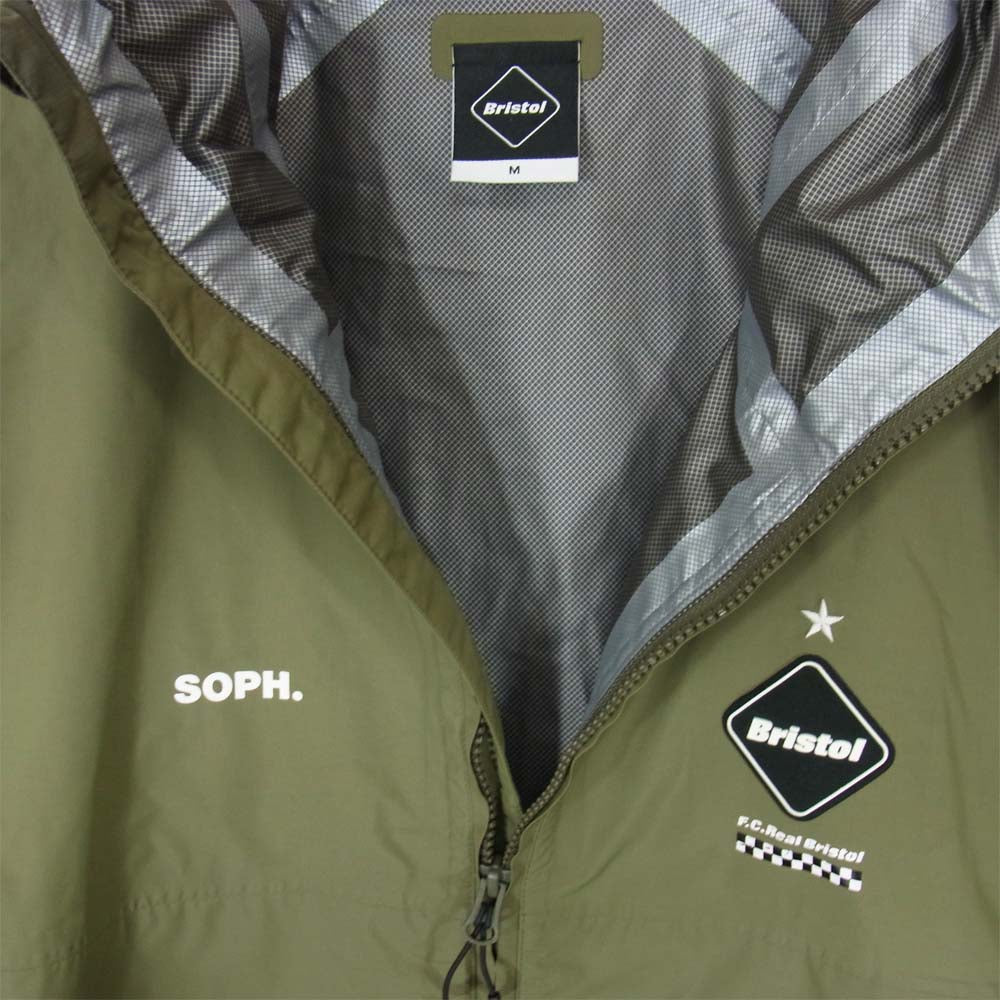 F.C.R.B. エフシーアールビー 19SS 190011 RAIN JACKET ナイロン レイン ジャケット カーキ系 M【中古】