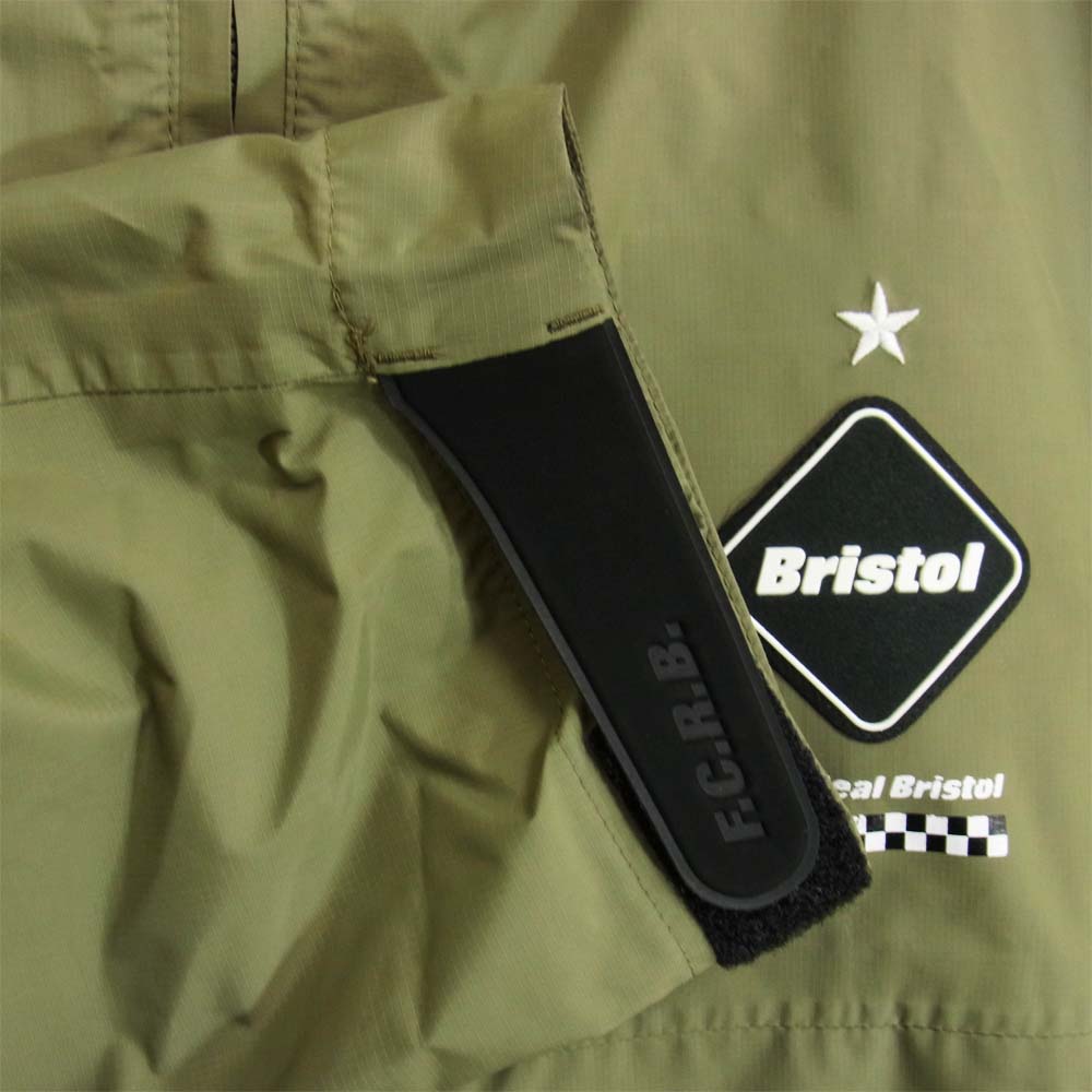 F.C.R.B. エフシーアールビー 19SS 190011 RAIN JACKET ナイロン レイン ジャケット カーキ系 M【中古】