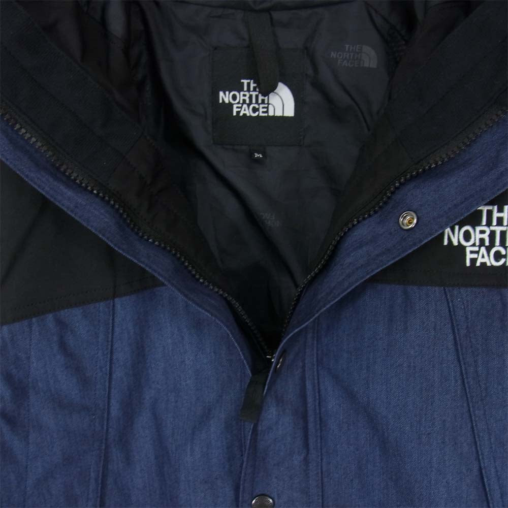 THE NORTH FACE ノースフェイス NP12032 MOUNTAIN LIGHT DENIM JACKET マウンテン デニム ライト ジップアップ ジャケット ネイビー系 M【新古品】【未使用】【中古】