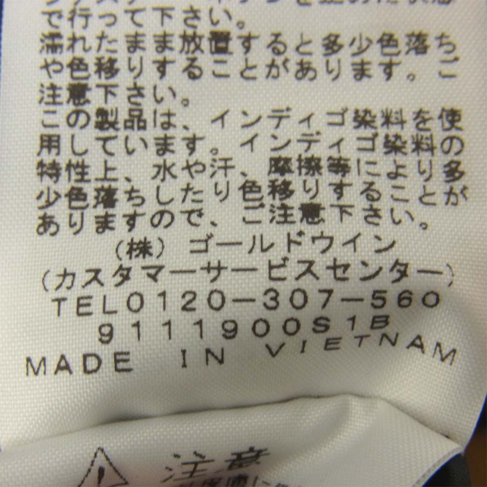 THE NORTH FACE ノースフェイス NP12032 MOUNTAIN LIGHT DENIM JACKET マウンテン デニム ライト ジップアップ ジャケット ネイビー系 M【新古品】【未使用】【中古】