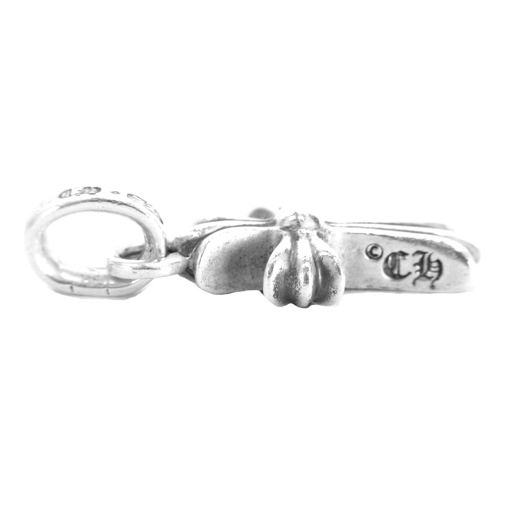CHROME HEARTS クロムハーツ（原本無） ベイビーファット パヴェ ルビー ベビーファット クロス SV ペンダント トップ シルバー系【中古】