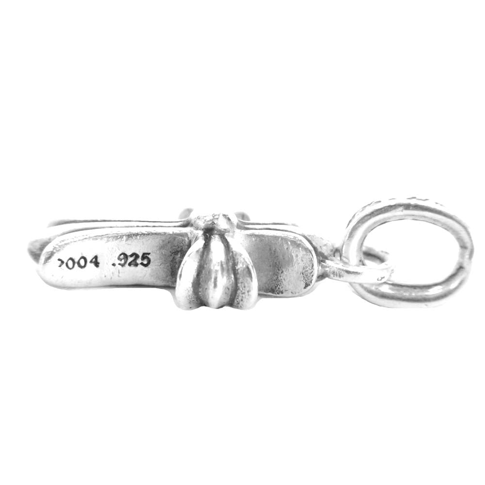 CHROME HEARTS クロムハーツ（原本無） ベイビーファット パヴェ ルビー ベビーファット クロス SV ペンダント トップ シルバー系【中古】