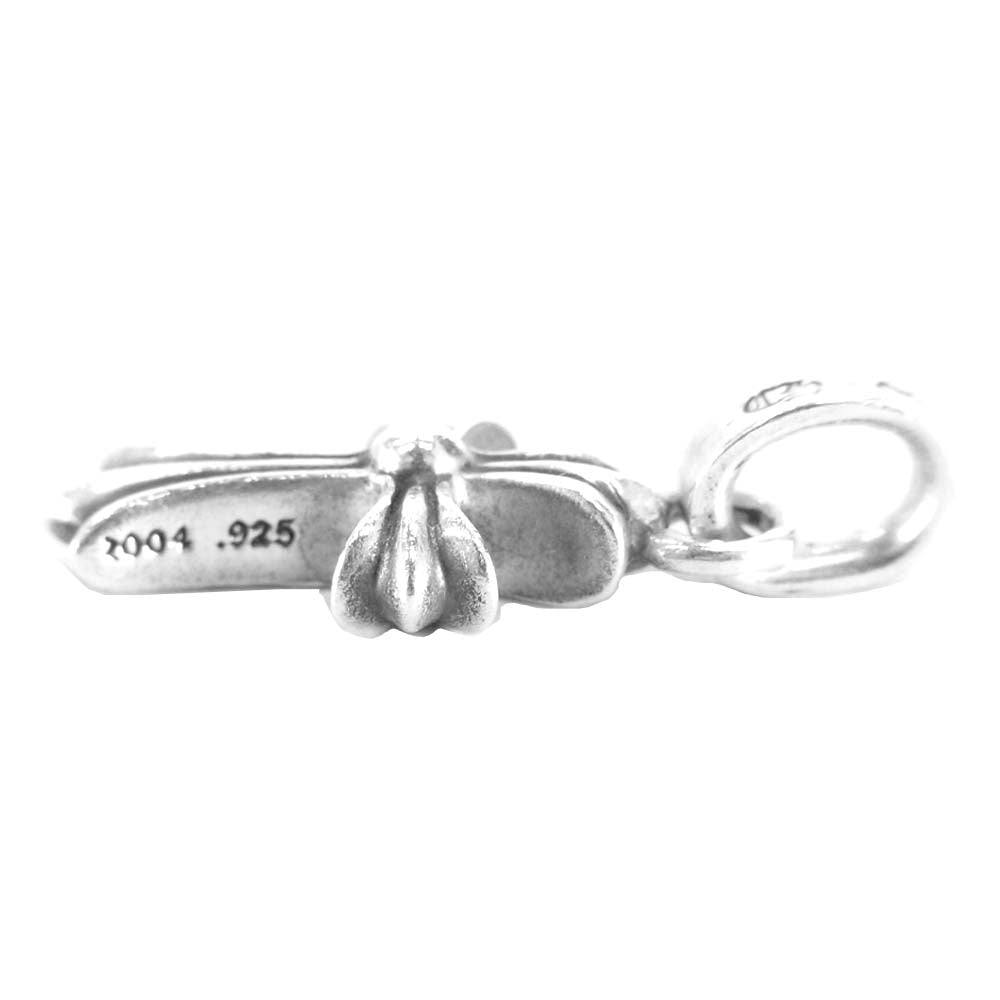 CHROME HEARTS クロムハーツ（原本無） ベイビーファット パヴェ ルビー ベビーファット クロス SV ペンダント トップ シルバー系【中古】