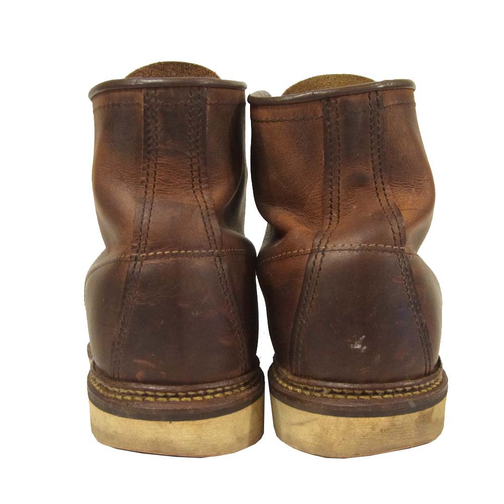 RED WING レッドウィング 1907 leather boots レザー ブーツ アメリカ製 ブラウン系 USA8.5D【中古】