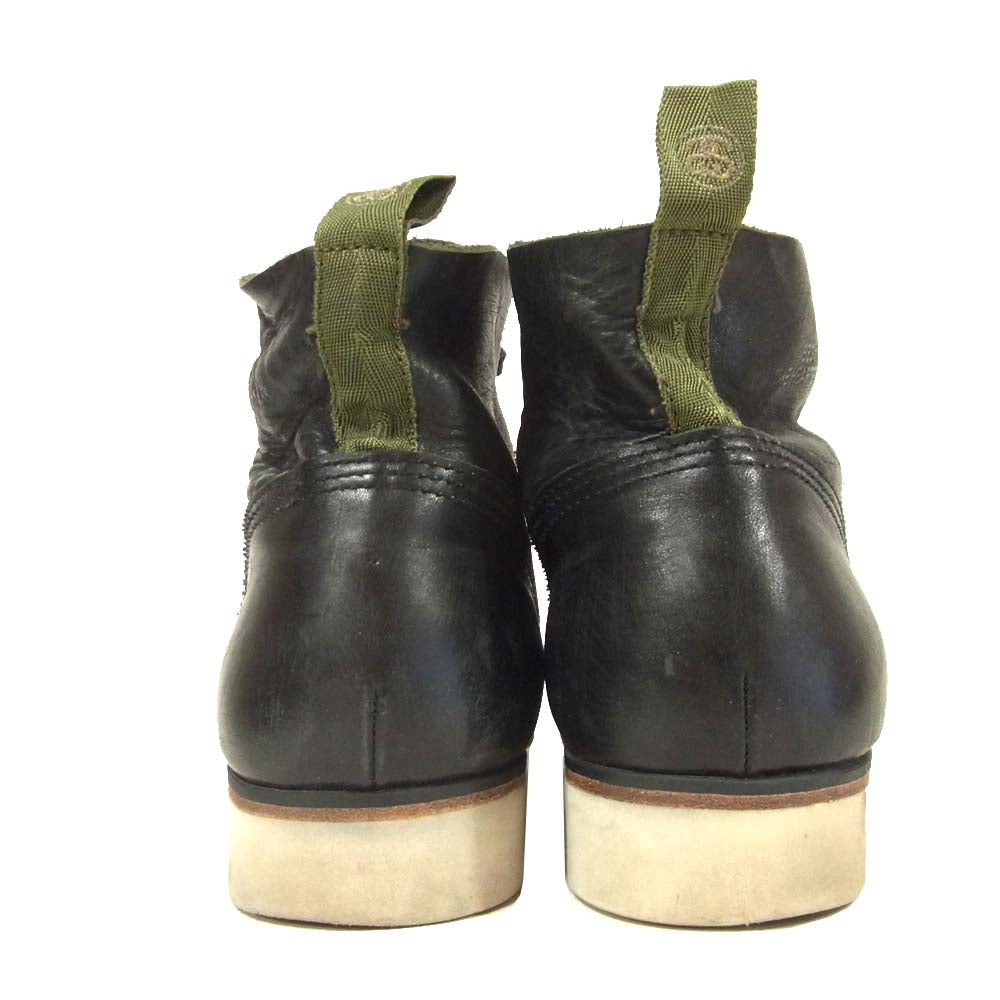 ベドウィン ステューシー STUSSY  Parachute Boots VINCENT パラシュートブーツ ブラック系 26cm【中古】