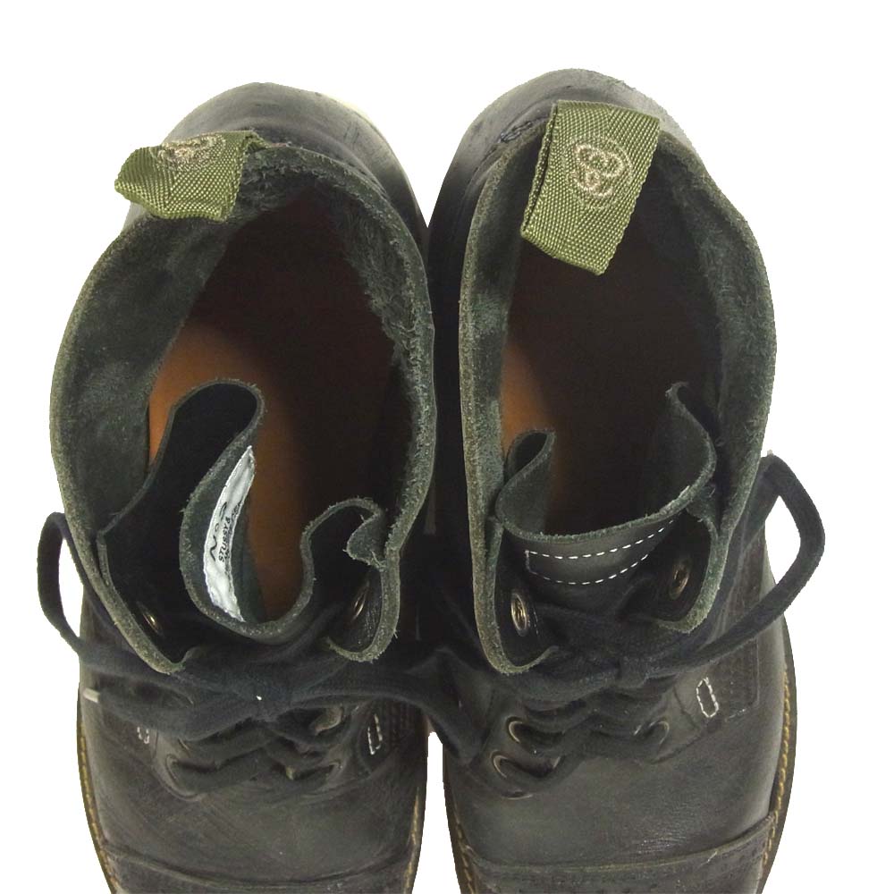 ベドウィン ステューシー STUSSY  Parachute Boots VINCENT パラシュートブーツ ブラック系 26cm【中古】
