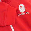 A BATHING APE アベイシングエイプ × アディダス adidas DW6673 勝色 トラックトップ SCARLE M【新古品】【未使用】【中古】