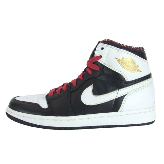 NIKE ナイキ 539542 035 AIR JORDAN 1 RETRO HIGH RTTG エアジョーダン1 レトロハイ ロード トゥ ザ ゴールド ラスベガス 黒系×白系 27cm【極上美品】【中古】