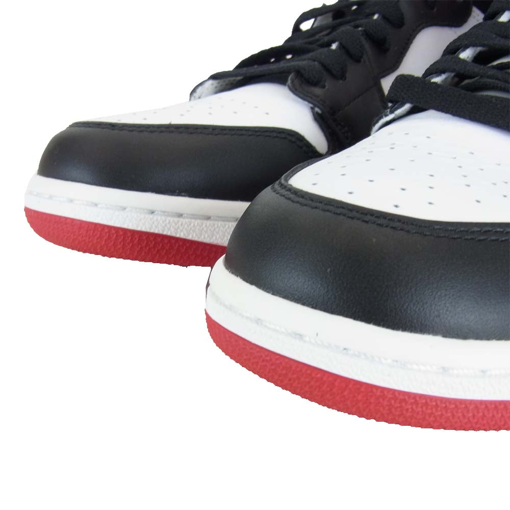 NIKE ナイキ 555088 184 555088 184 AIR JORDAN 1 RETRO HIGH OG エアジョーダン1 レトロ ハイ オリジナル つま黒 BLACK TOE 白系×黒系×赤系 26.5cm【極上美品】【中古】