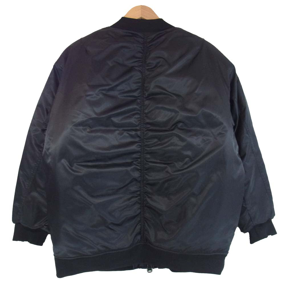 adidas アディダス スリーストライプ ボマー ブルゾン ジャケット ブラック系 L【極上美品】【中古】