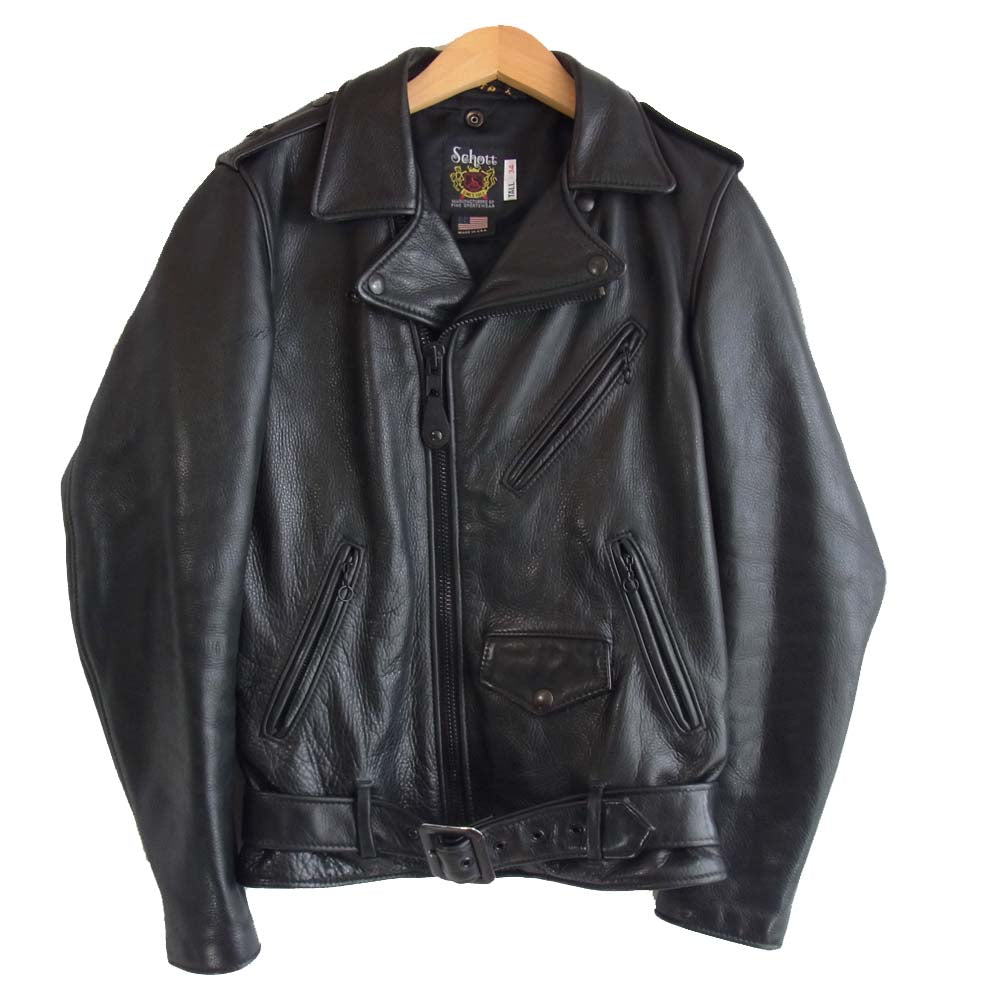 schott ショット 513UST ONETONE ONE STAR ワントーン ワンスター ブラック系 34【中古】