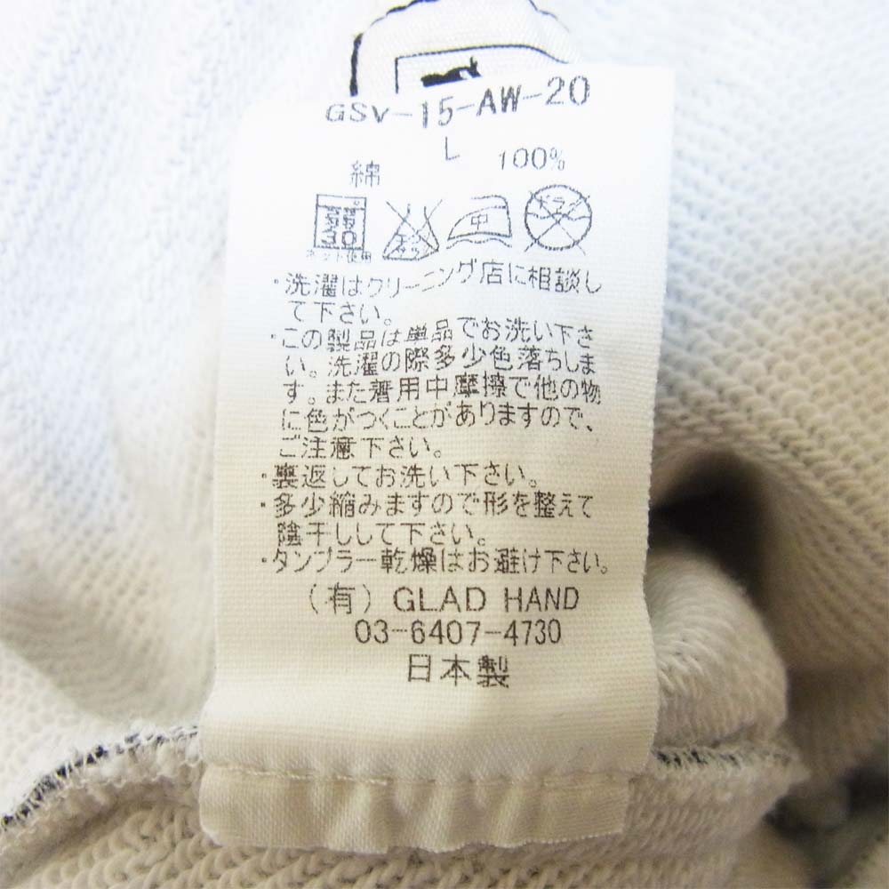 GANGSTERVILLE ギャングスタービル GSV-15-AW-20 SHAVING スウェット パンツ ブラック系 L【中古】