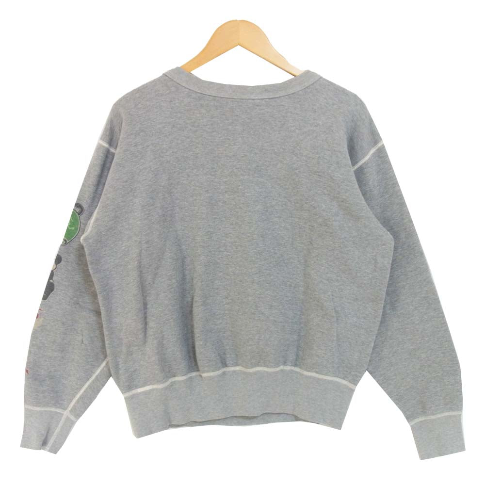 Buzz Rickson's バズリクソンズ Flying Tiger 前V スウェット グレー系 L【中古】
