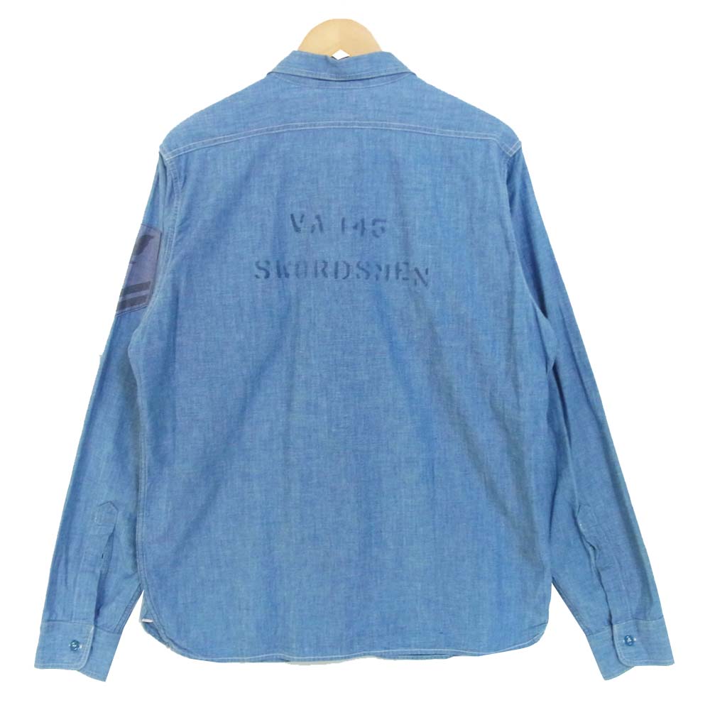 The REAL McCOY'S ザリアルマッコイズ シャンブレー デニム シャツ  ブルー系 表記無し【中古】