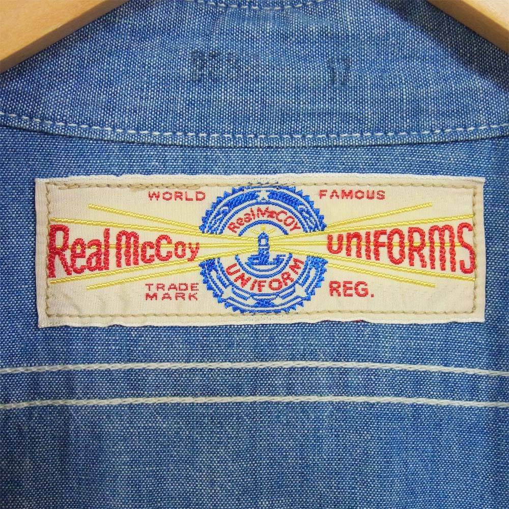The REAL McCOY'S ザリアルマッコイズ シャンブレー デニム シャツ  ブルー系 表記無し【中古】