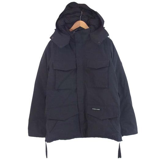 CANADA GOOSE カナダグース 4078JM 国内正規品 KAMLOOPS カムループス ダウン ジャケット ネイビー系 L【中古】