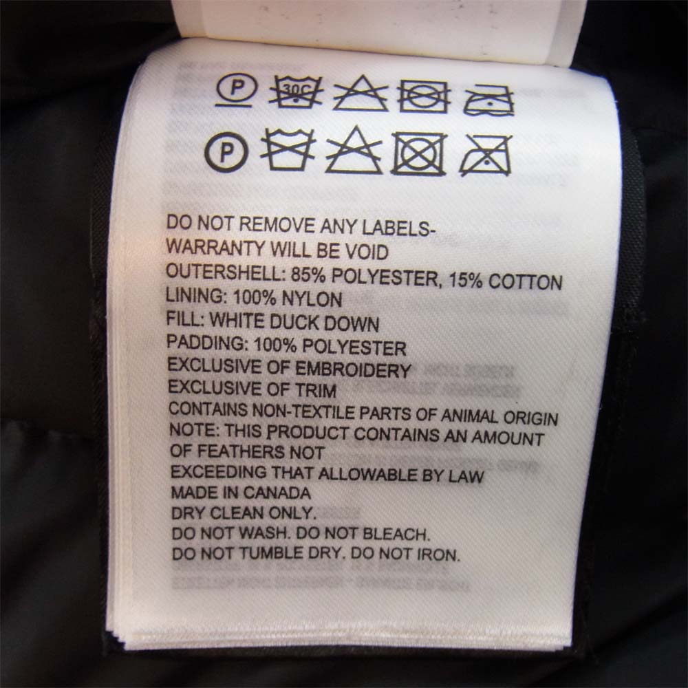 CANADA GOOSE カナダグース 4078JM 国内正規品 KAMLOOPS カムループス ダウン ジャケット ネイビー系 L【中古】