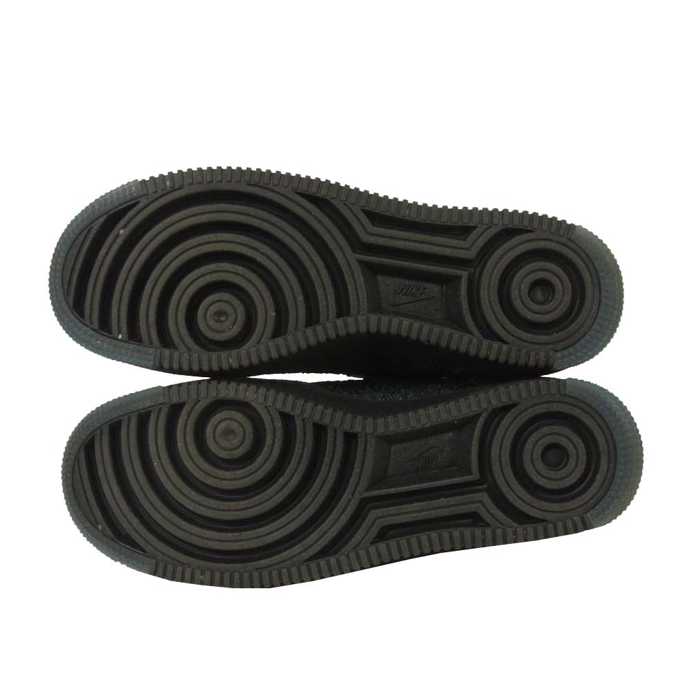 NIKE ナイキ AIR FORCE 1 ULTRA FLYKNIT MID エアフォースワン ウルトラ フライニット ミッド スニーカー 817420-001 ブラック系 グレー系 28cm【美品】【中古】