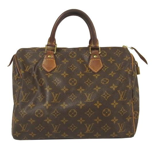 LOUIS VUITTON ルイ・ヴィトン スピーディー30 M41526 モノグラム ハンドバッグ フランス製 ブラウン系【中古】
