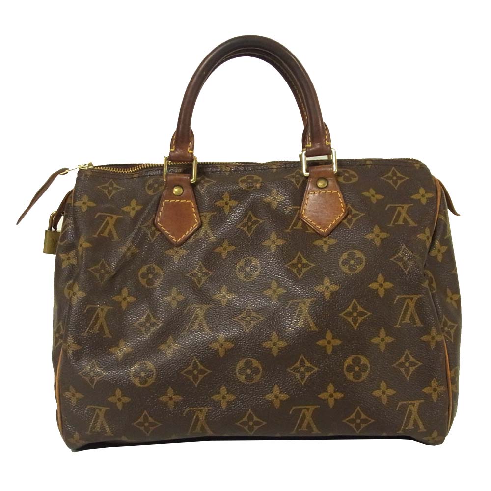 LOUIS VUITTON ルイ・ヴィトン スピーディー30 M41526 モノグラム ハンドバッグ フランス製 ブラウン系【中古】