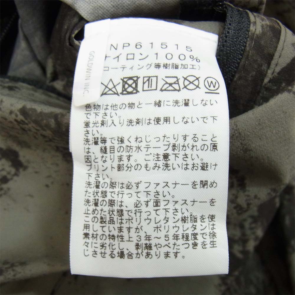 THE NORTH FACE ノースフェイス np71983 Novelty Swallowtail Vent Hoodie カモフラージュ ジップ ブルゾン カーキ系 M【中古】