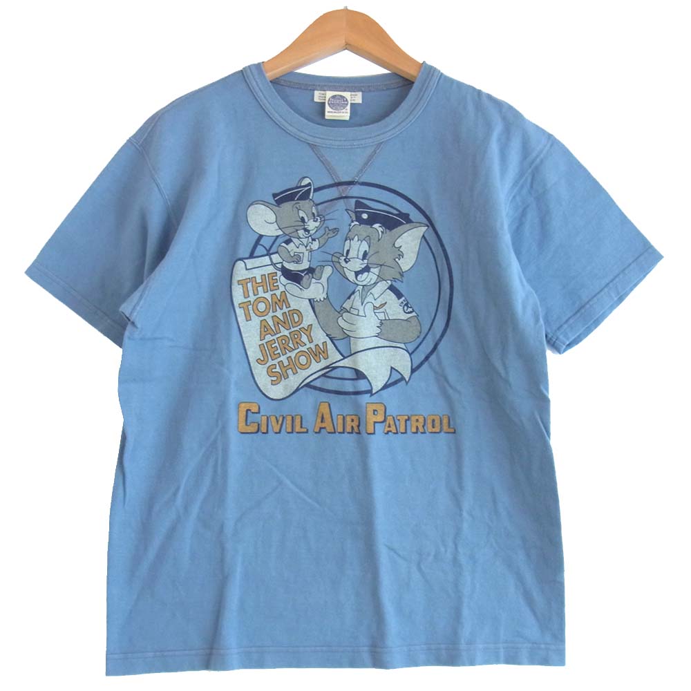 TOY'S McCOY トイズマッコイ McHILL マックヒル TOM&JERRY トムとジェリー 半袖 Tシャツ ブルー系 M【中古】