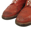 Tricker's トリッカーズ BOURTON バートン コマンドソール ウィングチップ シューズ 英国製 レッド系 6.5【中古】