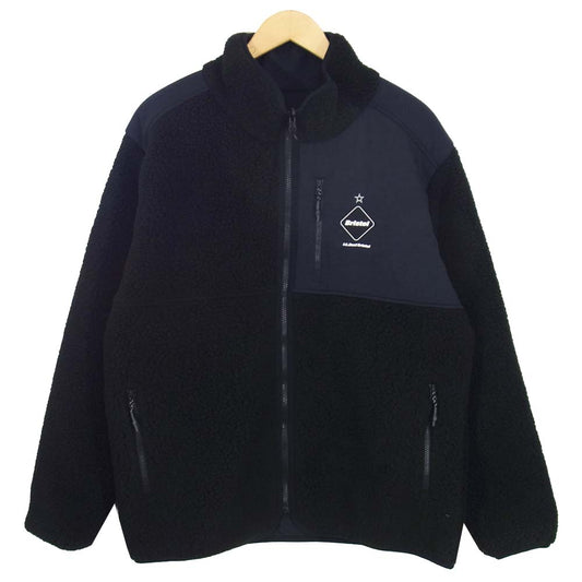 F.C.R.B. エフシーアールビー FCRB-202056 POLARTEC BOA FLEECE REVERSIBLE BLOUSON ポーラテック ボア フリース リバーシブル ブルゾン ブラック系 L【中古】