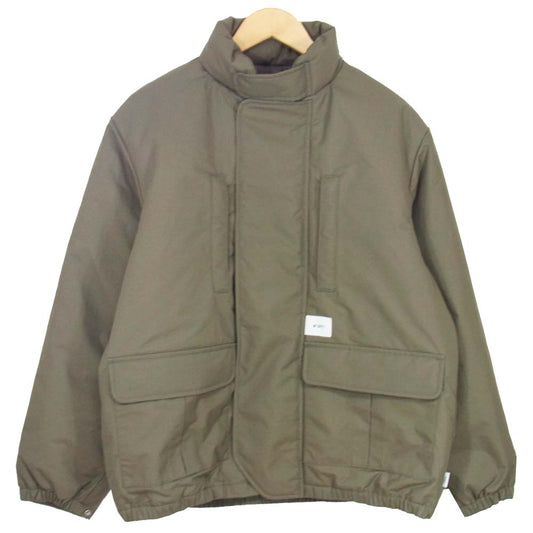WTAPS ダブルタップス 202WVDT-JKM02 NYLON.TUSSAH ナイロン ジャケット カーキ系 01【美品】【中古】