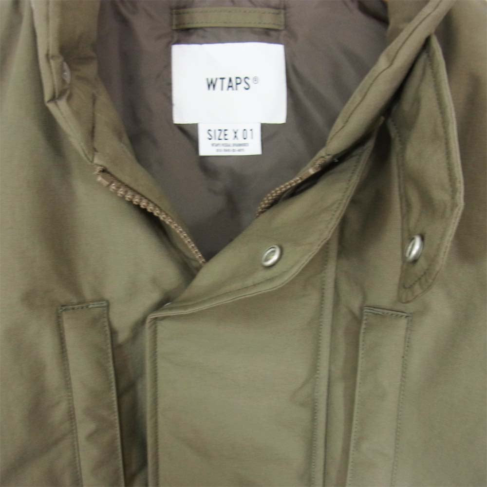 WTAPS ダブルタップス 202WVDT-JKM02 NYLON.TUSSAH ナイロン ジャケット カーキ系 01【美品】【中古】